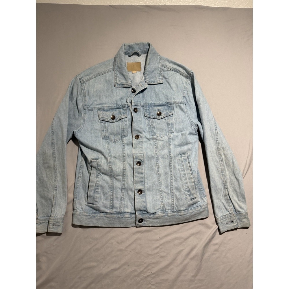 Cotton On button up denim jean jacket, women's small